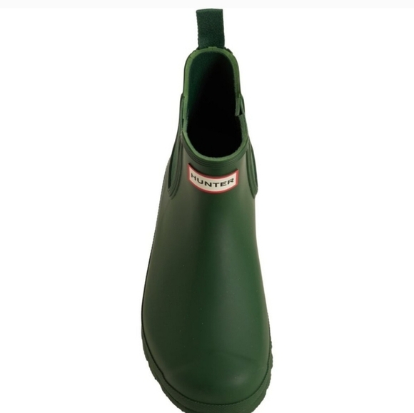 🔹️ HUNTER🔹️ Original Chelsea Green Rain Size 6 Boots - Picture 2 of 5